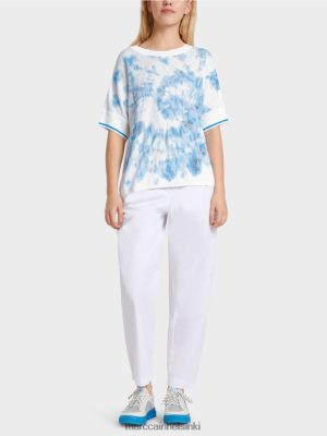 Marc Cain Batik -villapaita neulottu Saksassa uusi laskuvarjohyppääjä vaatteet V0LL481128 Marc Cain Vaatteet