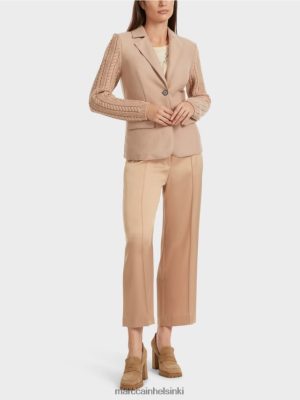 Marc Cain Blazer neulottu Saksassa kirkas toffee vaatteet V0LL48159 Marc Cain Vaatteet