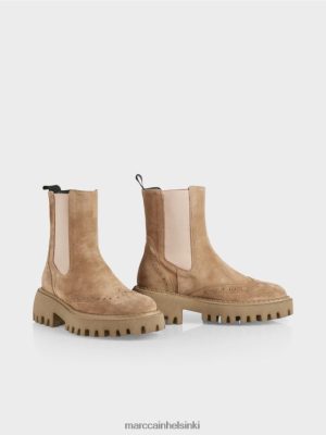 Marc Cain Chelsea -saappaat nastat kirkas toffee jalkineet V0LL481564 Marc Cain Mekko