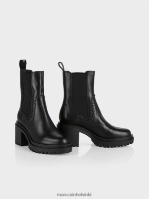 Marc Cain Chelsean nilkkasaappaat lohkokannalla musta jalkineet V0LL481591 Marc Cain Mekko