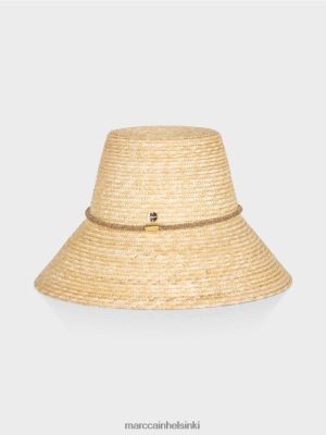 Marc Cain Cloche aurinko hattu luonnollisessa oljessa raffia lisävaruste V0LL481720 Marc Cain Mekko