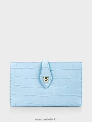 Marc Cain Faux Croc -lompakko lehmännahassa ilmakehän sininen lisävaruste V0LL481739 Marc Cain Helsinki