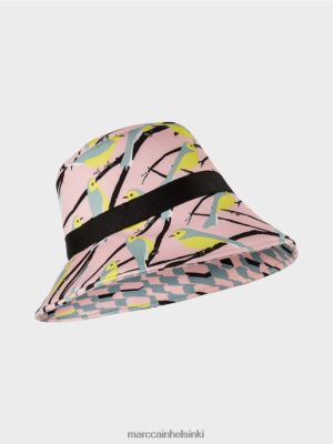 Marc Cain Floppy hattu lintujen suunnittelussa pehmeä jauhe vaaleanpunainen lisävaruste V0LL481708 Marc Cain Mekko