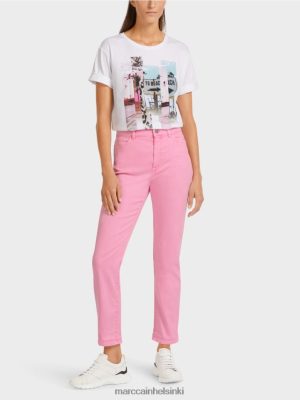 Marc Cain "Harkitse yhdessä" farkut mielikuvituksellinen vaaleanpunainen vaatteet V0LL48804 Marc Cain Vaatteet