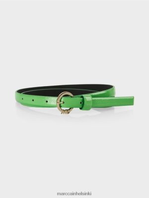 Marc Cain Kapea vyötärövyö lehmännahassa nappassa tumma omenavihreä lisävaruste V0LL481662 Marc Cain Vaatteet
