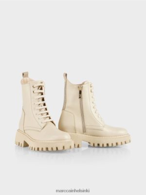 Marc Cain Karuiset saappaat tumma kerma jalkineet V0LL481557 Marc Cain Vaatteet