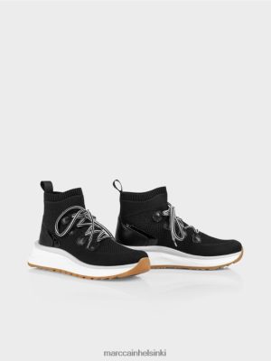 Marc Cain Keskikäskenkä neulotussa mallissa musta jalkineet V0LL481647 Marc Cain Vaatteet