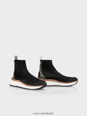 Marc Cain Keskileikattu kengät leopardin kantapäällä musta jalkineet V0LL481626 Marc Cain Vaatteet