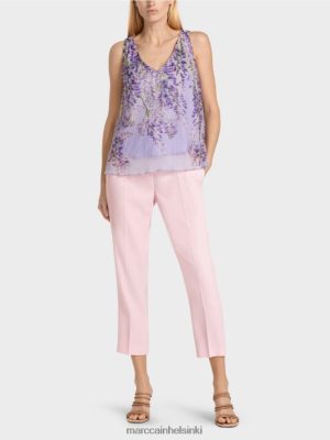 Marc Cain Laskostettu A-linja kirkas lila vaatteet V0LL481389 Marc Cain Vaatteet