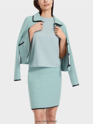 Marc Cain Lyhytaikainen "Mietitä yhdessä" pusero tumman taivaansininen vaatteet V0LL481113 Marc Cain Vaatteet