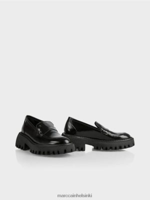 Marc Cain Matala kenkä koristeellisella ompeleella musta jalkineet V0LL481586 Marc Cain Helsinki