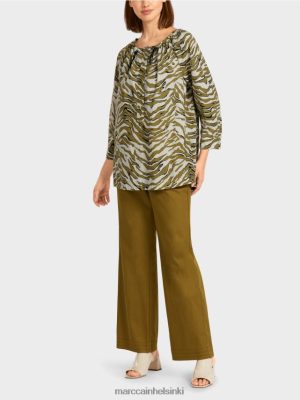 Marc Cain "Mieti uudelleen" Tunikamekko jauhekerma vaatteet V0LL48982 Marc Cain Mekko