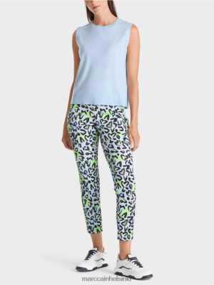 Marc Cain "Mieti uudelleen" lippulaa pehmeä jauhe sininen vaatteet V0LL481103 Marc Cain Helsinki