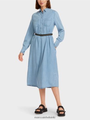 Marc Cain "Mieti uudelleen" -mekko vauva sininen vaatteet V0LL48102 Marc Cain Vaatteet