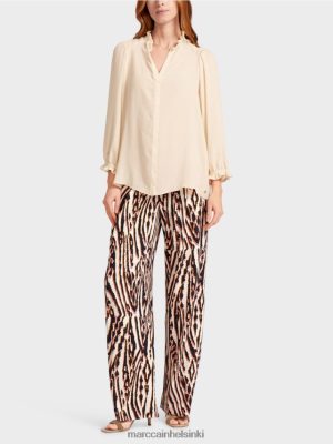 Marc Cain "Mieti uudelleen" pusero creme vaatteet V0LL48912 Marc Cain Vaatteet