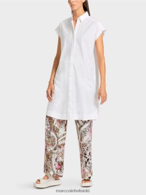 Marc Cain "Mieti uudelleen" pusero valkoinen vaatteet V0LL48956 Marc Cain Helsinki