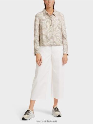 Marc Cain "Mieti uudelleen" -takki valkoinen vaatteet V0LL48389 Marc Cain Helsinki