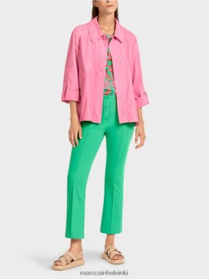 Marc Cain "Mieti uudelleen" ulkotakki kirkkaan vaaleanpunainen vaatteet V0LL48276 Marc Cain Vaatteet