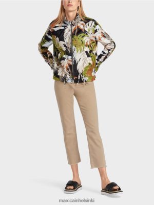 Marc Cain "Mieti uudelleen" ulkotakki syvä oliivinvihreä vaatteet V0LL48272 Marc Cain Helsinki