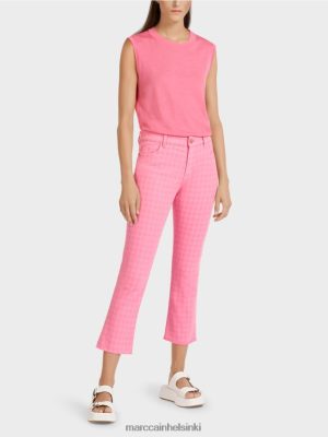 Marc Cain "Mieti uudelleen" värilliset farkut kirkkaan vaaleanpunainen vaatteet V0LL48806 Marc Cain Helsinki