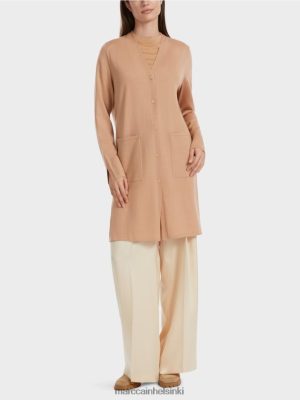 Marc Cain "Mieti uudelleen" villa neuletakki kirkas toffee vaatteet V0LL48326 Marc Cain Helsinki