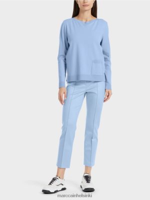 Marc Cain "Mieti uudelleen" villapaita pimeä kesätaivas vaatteet V0LL481069 Marc Cain Mekko