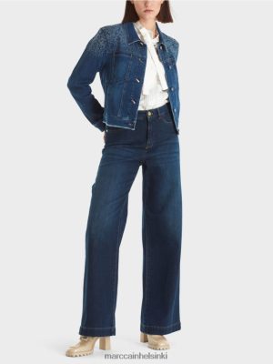 Marc Cain "Mieti uudelleen yhdessä" farkkutakki vintage -indigo vaatteet V0LL48455 Marc Cain Helsinki