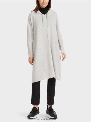 Marc Cain "Mieti uudelleen yhdessä" huppari hopeaharmaa vaatteet V0LL48259 Marc Cain Mekko