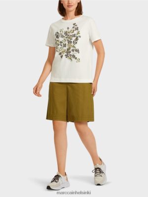 Marc Cain "Mieti uudelleen yhdessä" yläosa valkoinen vaatteet V0LL481426 Marc Cain Mekko