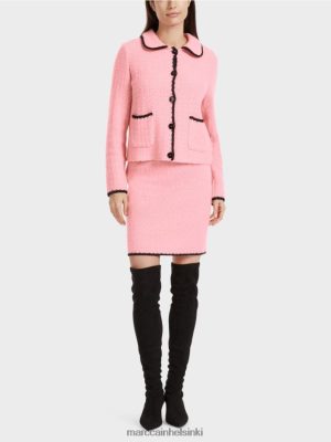 Marc Cain Minishame neulottu Saksassa pehmeä jauhe vaaleanpunainen vaatteet V0LL48474 Marc Cain Vaatteet