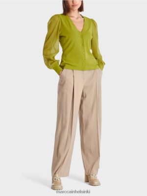 Marc Cain Naisellinen "harkita uudelleen" neuletakki syvä oliivinvihreä vaatteet V0LL48365 Marc Cain Helsinki