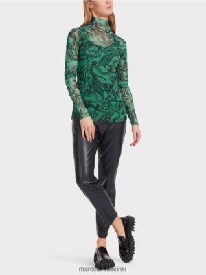 Marc Cain Painettu tylli longsleeve emali vaatteet V0LL481244 Marc Cain Helsinki