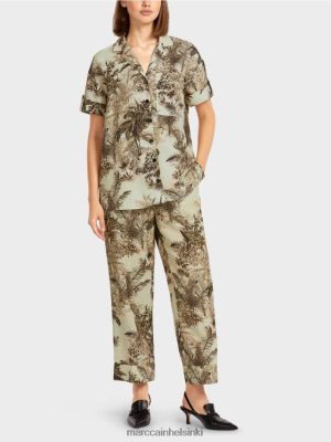 Marc Cain Paita-tyylinen pusero kämmenmotiivilla pehmeä hengitys vaatteet V0LL48961 Marc Cain Mekko