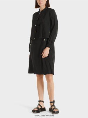 Marc Cain Pellavatakki stand-up-kauluksella musta vaatteet V0LL48386 Marc Cain Helsinki