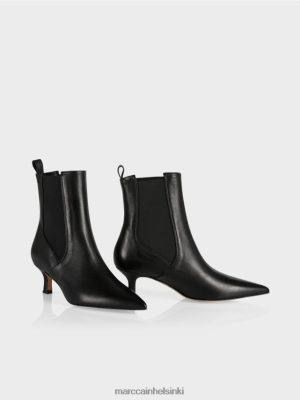 Marc Cain Pitsi -nilkkurit insertillä musta jalkineet V0LL481572 Marc Cain Vaatteet