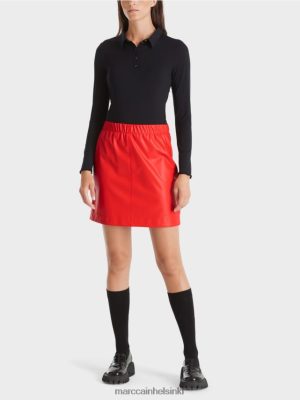 Marc Cain Polopaita uritetussa paidassa musta vaatteet V0LL481270 Marc Cain Mekko