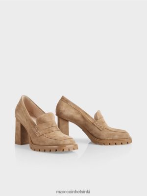 Marc Cain Pumput lohkokannalla kirkas toffee jalkineet V0LL481567 Marc Cain Mekko