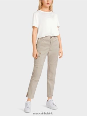 Marc Cain Radom "harkitsee yhdessä" housut Yksinkertaisesti taupe vaatteet V0LL48644 Marc Cain Helsinki