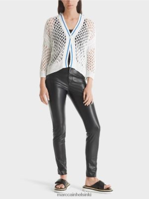 Marc Cain Rei'itetty neuletakki, neulottu Saksassa valkoinen vaatteet V0LL48362 Marc Cain Helsinki