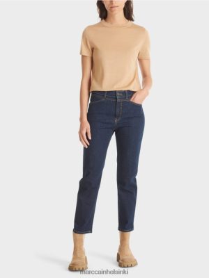 Marc Cain Riad "harkitsee yhdessä" farkut vintage -indigo vaatteet V0LL48780 Marc Cain Vaatteet