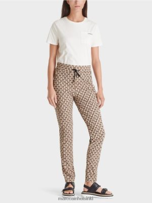 Marc Cain Ribera Stretch -kangashousut - Leo Head granola vaatteet V0LL48724 Marc Cain Mekko