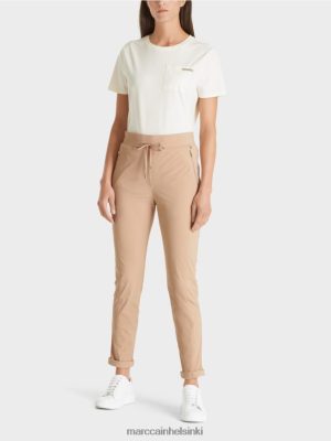 Marc Cain Ribera Stretch kangashousut granola vaatteet V0LL48726 Marc Cain Vaatteet