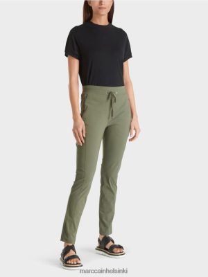 Marc Cain Ribera Stretch kangashousut syvä viidakko vaatteet V0LL48727 Marc Cain Mekko