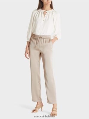 Marc Cain Roanne "mietiskele yhdessä" housut lämmin kivi vaatteet V0LL48566 Marc Cain Helsinki