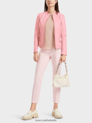 Marc Cain Säännölliset vyötärön venytys housut Sydney pehmeä jauhe vaaleanpunainen vaatteet V0LL48582 Marc Cain Vaatteet
