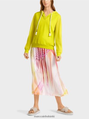 Marc Cain Saksassa neulottu hupullinen villapaita kevyt vaatteet V0LL481138 Marc Cain Mekko