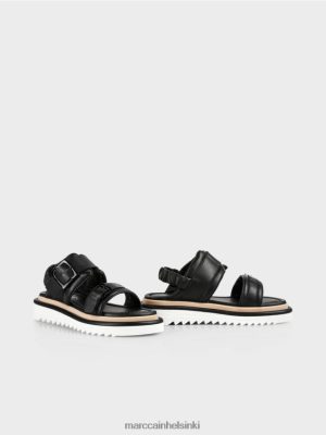 Marc Cain Sandaalit, joissa on vastaväinen väri musta jalkineet V0LL481653 Marc Cain Vaatteet