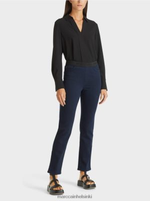 Marc Cain Siena "harkitsee yhdessä" farkut keskiyön sininen vaatteet V0LL48817 Marc Cain Mekko