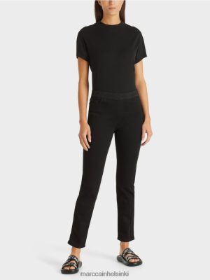 Marc Cain Siena "harkitsee yhdessä" farkut musta vaatteet V0LL48816 Marc Cain Vaatteet