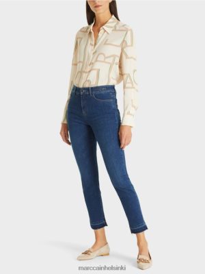 Marc Cain Silea "harkitsee yhdessä" farkut sininen farkku vaatteet V0LL48814 Marc Cain Mekko